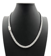 14CT DEF-VVS Moissanite Cuban Link Chain 6mm 22" 70g - Luxury